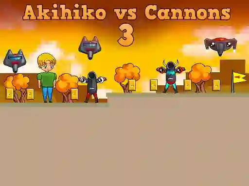 Logħba Akihiko vs Cannons 3 onlajn