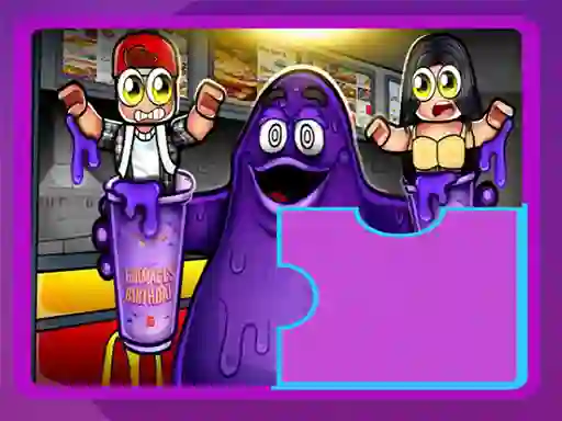 Logħba Grimace Shake Puzzle onlajn