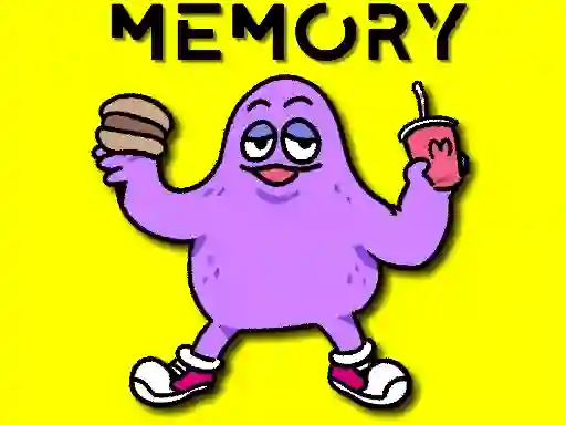 Logħba Grimace Memory Challenge onlajn