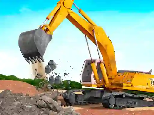 Logħba Real JCB Excavator Simulator onlajn