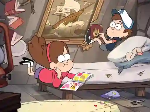 Logħba Gravity Falls Slide onlajn