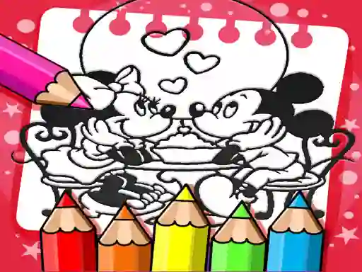 Logħba Mickey Mouse Coloring Book onlajn