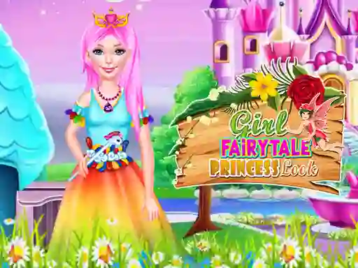 Logħba Girl Fairytale Princess Look onlajn