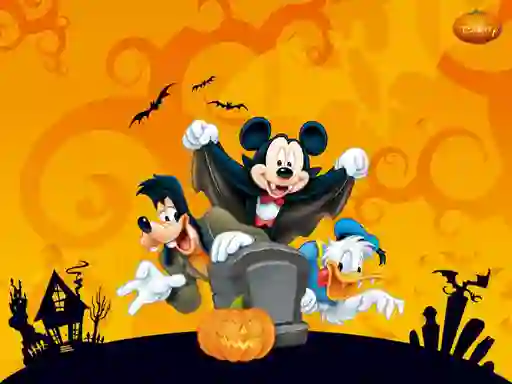 Logħba Disney Halloween Jigsaw Puzzle onlajn