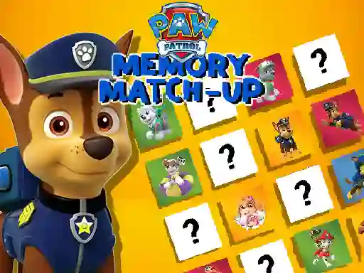 Logħba Paw Patrol Memory Match Up onlajn