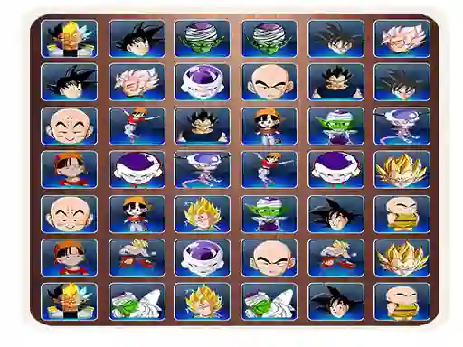 Logħba ?Find The Dragon Ball Z Face onlajn