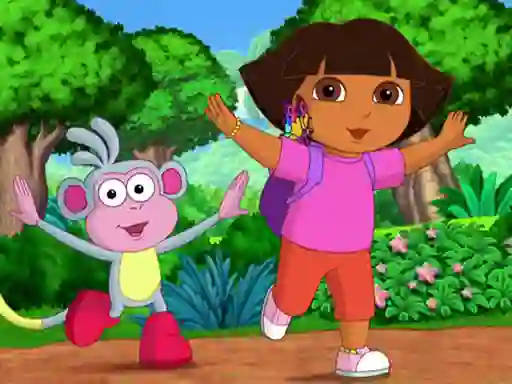 Logħba Dora The Explorer Coloring onlajn
