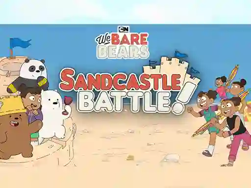 Logħba Sandcastle Battle! We Bare Bears onlajn