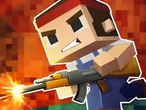 Logħba Blocky Shooting Swat Multiplayer onlajn