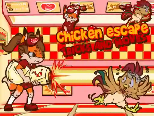 Logħba Chicken Escape Tricks and moves onlajn