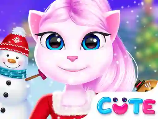 Logħba Angela Christmas Decor Game onlajn