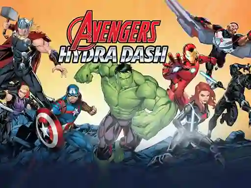 Logħba Superheroes Avengers Hydra Dash onlajn