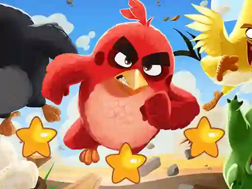 Logħba Angry Birds Hidden Stars onlajn