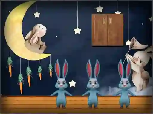 Logħba Amgel Bunny Room Escape 2 onlajn