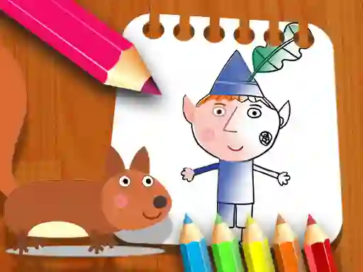 Logħba Ben Hollys Coloring Book onlajn