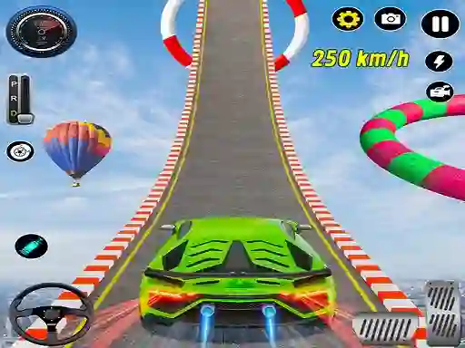 Logħba Car Stunt Ramp Challenge onlajn