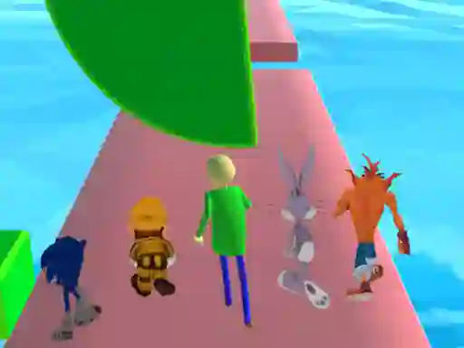 Logħba Fun Race 3D baldi's basics onlajn
