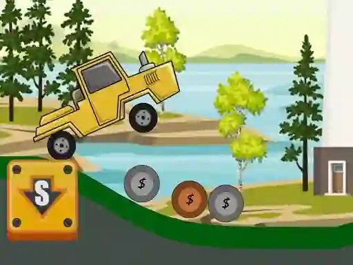 Logħba Hill Climb Tractor 2D onlajn