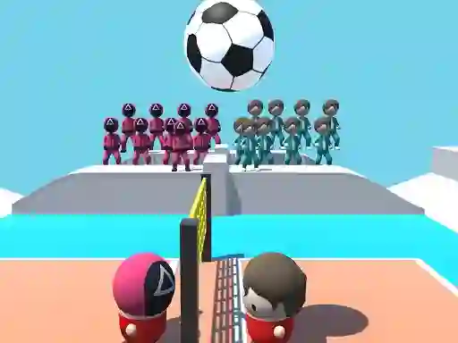 Logħba Volley Squid Gamer onlajn