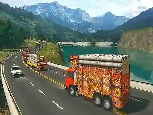 Logħba Indian Cargo Truck Gwadar Port Game onlajn