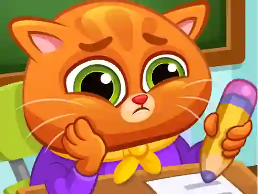 Logħba Lovely Virtual Cat At School onlajn