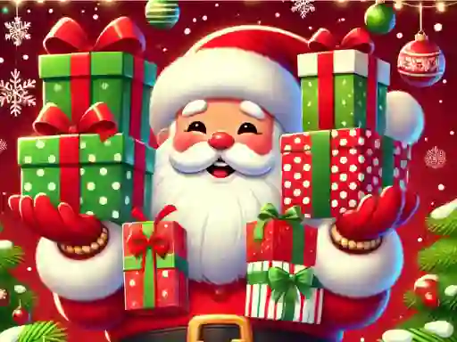 Logħba Christmas Gift Jump onlajn