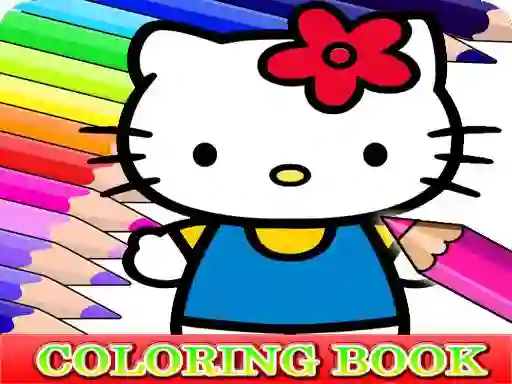 Logħba Coloring Book for Hello Kitty onlajn