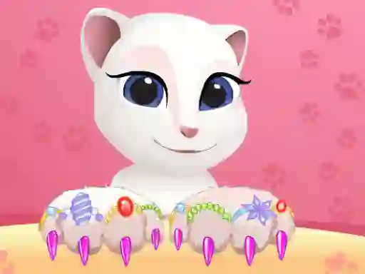 Logħba Talking Tom Angela Great Manicure onlajn