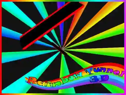 Logħba Rainbow Tunnel 3D onlajn