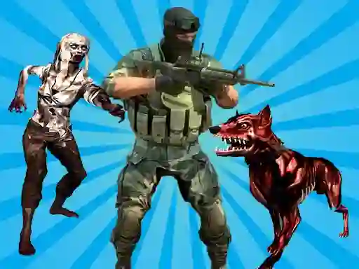 Logħba Good Guys VS Bad Boys Zombie onlajn
