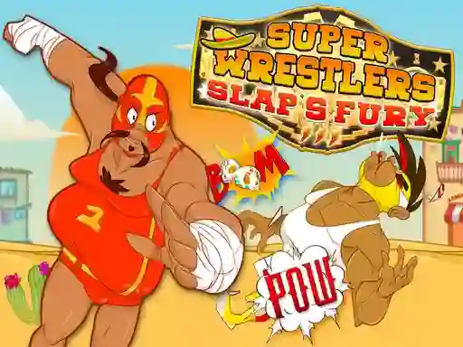 Logħba Super Wrestlers : Slaps Fury onlajn