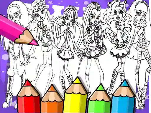 Logħba Monster High Coloring Book onlajn