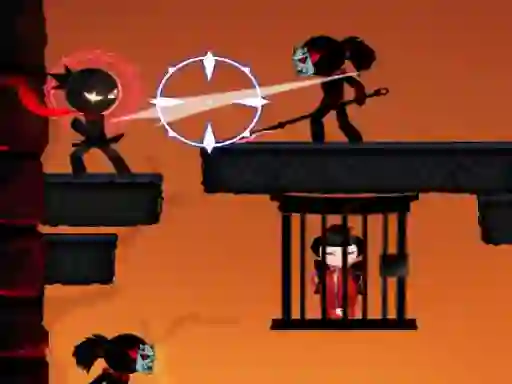 Logħba Ninja Stickman Warrior onlajn