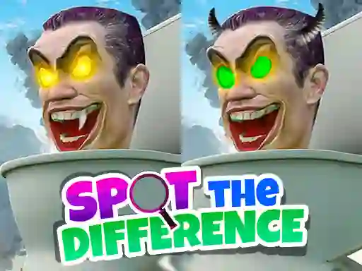 Logħba Skibidi Toilet Spot the Difference onlajn