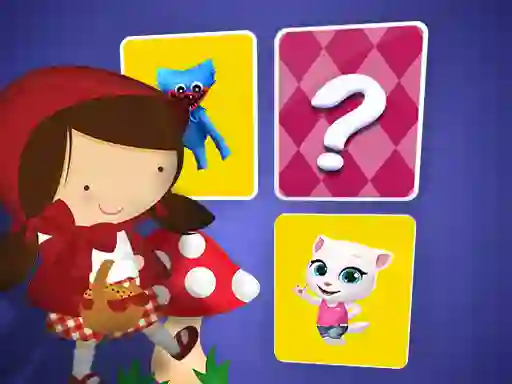 Logħba Little Red Riding Hood Memory Card Match onlajn