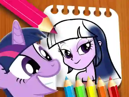 Logħba Equestria Girls Coloring Book onlajn