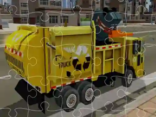 Logħba Garbage 3D Trucks onlajn