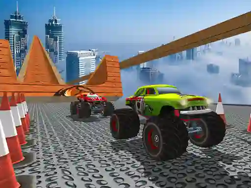 Logħba Monster Truck Ramp onlajn