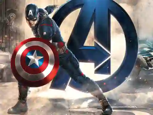 Logħba Captain American Jigsaw Puzzle onlajn