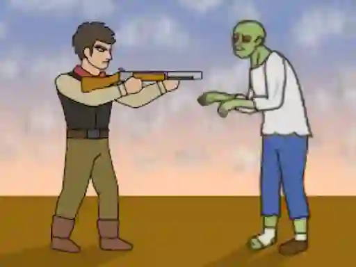 Logħba Cowboy Survival Zombie onlajn