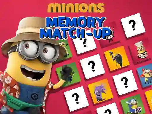 Logħba Minions Memory Match Up onlajn