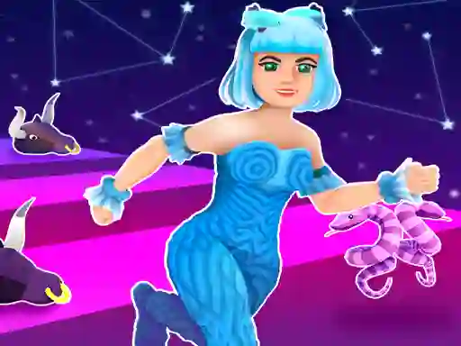 Logħba Zodiac Rush! Horoscope Runner onlajn