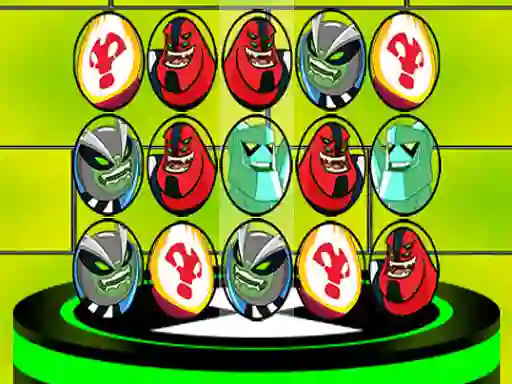 Logħba Ben 10 Match 3 Aliens onlajn