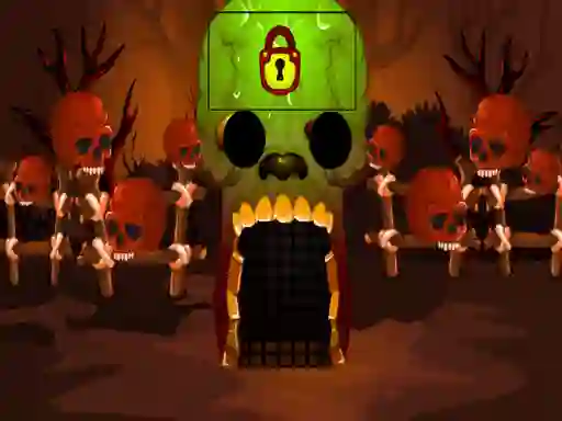 Logħba Brown Skull Forest Escape onlajn
