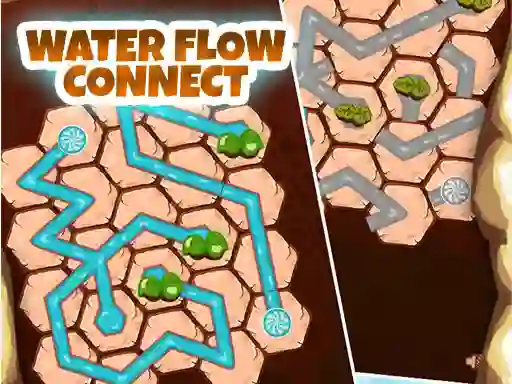 Logħba Water Flow Connect onlajn