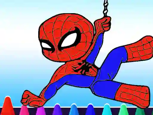 Logħba Spiderman Coloring book onlajn