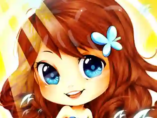 Logħba Fantasy Cinderella Dress Up onlajn