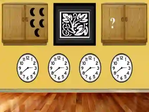Logħba Clock Room Escape onlajn