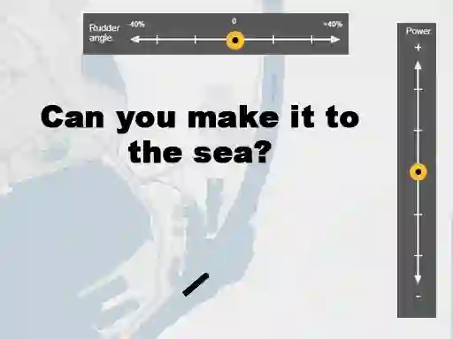 Logħba Suez Canal Simulator onlajn