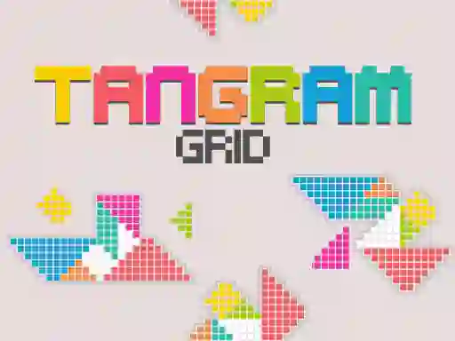 Logħba Tangram Grid onlajn